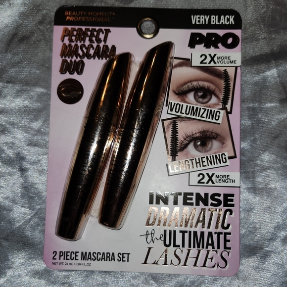 NWT MASCARA 2-piece SET VERY BLACK, Volumizing And Lengthening - Picture 7 of 7